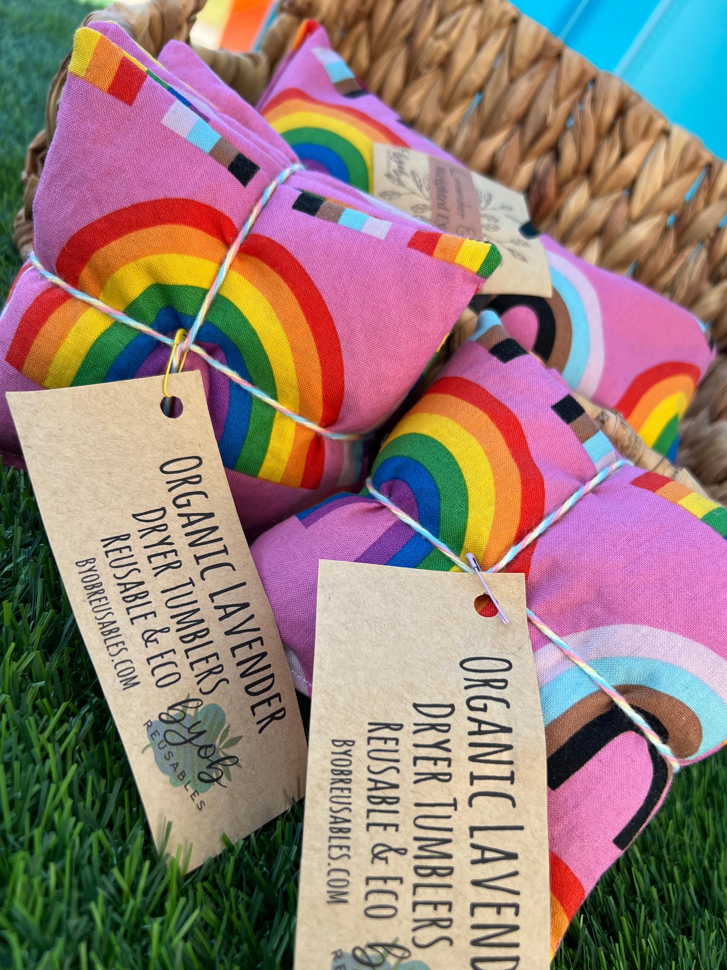 Dryer Tumblers: Pride Rainbow Print